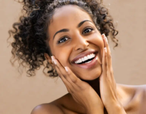 Cheek filler application with visible improvement - Sugared Aesthetics & Wellness